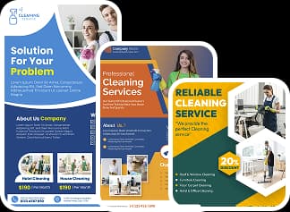 Cleaning & Home Service Posters